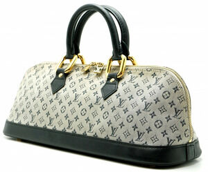 Louis Vuitton Bag Monogram Alma Handbag Long Tote Blue
